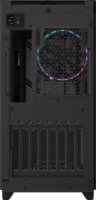 GIGABYTE AORUS C400 Glass Midi Torony Számítógépház + 4db 120mm ARGB ventilátor - Fekete