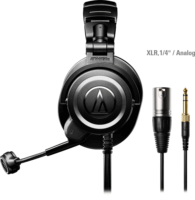Audio-Technica ATH-M50xSTS-XLR Vezetékes Headset - Fekete