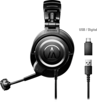 Audio-Technica ATH-M50xSTS-XLR Vezetékes Headset - Fekete