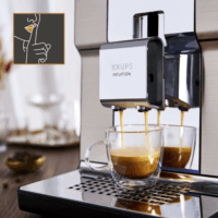 Krups EA 877 D Intuition Experience+ Automata Kávéfőző 1550 Watt - Fekete/Ezüst