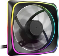 Sharkoon SHARK Lights 120mm RGB PWM Rendszerhűtő ventilátor - Fekete