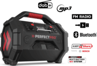 PerfectPro ROCKTAGON Hordozható Bluetooth Hangszóró 2x15W - Fekete