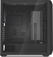 Sharkoon AK3 Midi Torony Számítógépház + 4db 120mm ARGB ventilátor - Fekete