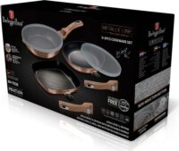 Berlinger Haus BH/7038 Univerzális serpenyő készlet levehető nyéllel (5db)