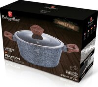 Berlinger Haus BH/7150 Alumínium Lábas Üveg fedővel Ø 30cm 8L - Szürke