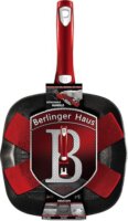 Berlinger Haus BH/1947 Grill serpenyő levehető nyéllel 28cm - Piros / Fekete
