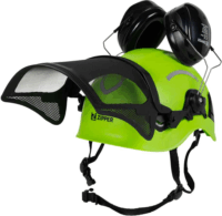 Zipper ZI-FHPROFI Kerti munkavédelmi sisak - Zöld/Fekete