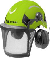 Zipper ZI-FHPROFI Kerti munkavédelmi sisak - Zöld/Fekete