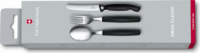 Victorinox Swiss Classic 3 darabos utazó evőeszköz készlet - Fekete/Inox