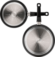 Fissler Adamant Comfort Set Serpenyő készlet 28cm + 24cm - Fekete (2 részes)