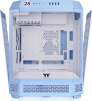 Thermaltake The Tower 600 Midi Torony Számítógépház + 2db 140mm ventilátor - Kék