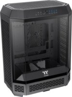 Thermaltake The Tower 600 Midi Torony Számítógépház + 2db 140mm ventilátor - Fekete