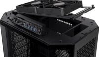 Thermaltake The Tower 600 Midi Torony Számítógépház + 2db 140mm ventilátor - Fekete