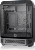 Thermaltake The Tower 600 Midi Torony Számítógépház + 2db 140mm ventilátor - Fekete