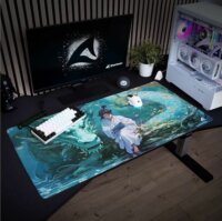 Sharkoon SKILLER SGP40 D8 1000 x 500mm - Kékeszöld mintás