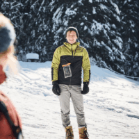 Fidlock D-11111A Hermetic Univerzális Vízálló tok - Áttetsző / Narancssárga