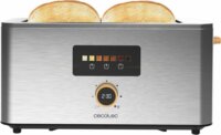 Cecoiec Touch&Toast Extra 4 szeletes kenyérpirító 1500W - Ezüst