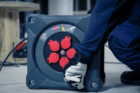 Brennenstuhl Profi K-Tro. Hálózati elosztó 5 aljzatos 33m - Fekete