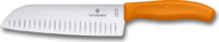 Victorinox V-6.85 26.17L9B Santoku kés 17cm - Narancssárga