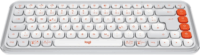 Logitech POP Icon Vezeték Nélküli Billentyűzet ENG (US) - Piszkosfehér/Narancssárga
