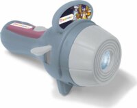 Kidywolf 418027 Zseblámpa és projektor 3 cserélhető dia koronggal - Szürke