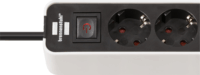 Brennenstuhl Ecolor 230V 2x USB-C Hálózati elosztó 4 aljzatos 1,5m - Fekete/fehér