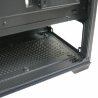 LC-Power LC-715B-ON 715B Seamless_X Midi Torony Számítógépház + 4db 120mm ventilárot - Fekete