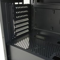 LC-Power LC-715B-ON 715B Seamless_X Midi Torony Számítógépház + 4db 120mm ventilárot - Fekete