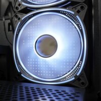 LC-Power LC-715B-ON 715B Seamless_X Midi Torony Számítógépház + 4db 120mm ventilárot - Fekete