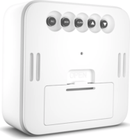 Mebus 27247 Digitális ébresztőóra - Fa mintás/Fehér