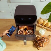 Cecotec Cecofry FoodCourt 11000 AirFryer Okos Forrólevegős sütő 10L 1700 Watt - Fekete