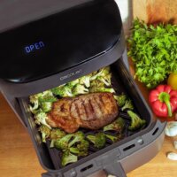 Cecotec Cecofry FoodCourt 11000 AirFryer Okos Forrólevegős sütő 10L 1700 Watt - Fekete