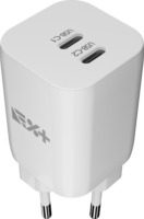 NextOne 2x USB-C PD GaN Hálózati Gyorstöltő 35W - Fehér