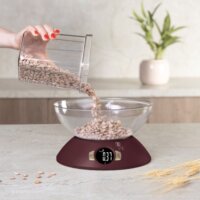 Berlinger Haus BH/9615 Digitális konyhai mérleg - Bordó / Átlátszó