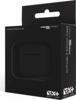 NextOne Apple AirPods 3 Szilikon védőtok - Fekete