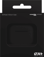 NextOne Apple AirPods 3 Szilikon védőtok - Fekete
