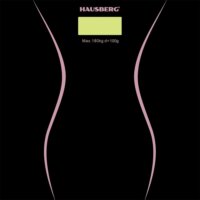 Hausberg HB-6003NG Digitális személymérleg Max 180kg - Fekete