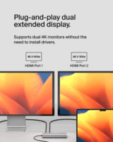 Belkin INC015BTSGY-CZ 8in1 USB-C HUB