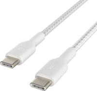 Belkin CAB004BT0MWH USB-C apa - USB-C apa Adat- és töltőkábel 15cm - Fehér