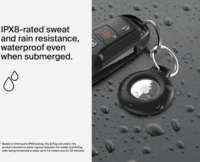 Belkin MSC013btBK Apple Airtag tartó - Fekete