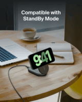 Belkin WIZ028vfBK Magsafe Töltő és Telefontartó 15W - Fekete