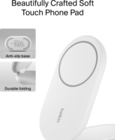 Belkin WIZ028VFWH Magsafe Töltő és Telefontartó 15W - Fehér