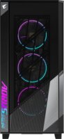 GIGABYTE AC500G ST Midi Torony Számítógépház + 4db 120mm ARGB ventilátor - Fekete
