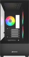 Sharkoon MK6 RGB Mini Torony Számítógépház + 3db 120mm RGB ventilátor - Fekete