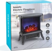 Bewello BW2106 Szabadonálló Elektromos Kandalló 2000 W - Fekete