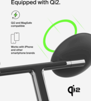 Belkin Boost Charge Pro 3in1 Magsafe Töltőállvány 15W - Fekete