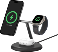 Belkin Boost Charge Pro 3in1 Magsafe Töltőállvány 15W - Fekete