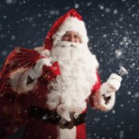 Family Christmas Karácsonyi csengettyű dísz - Ezüst