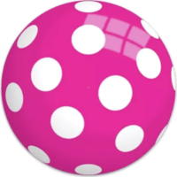 Europlast 103380002 Pöttyös gumilabda 22 cm - Többféle