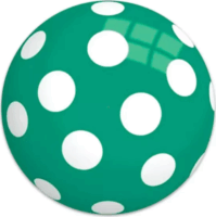 Europlast 103380002 Pöttyös gumilabda 22 cm - Többféle